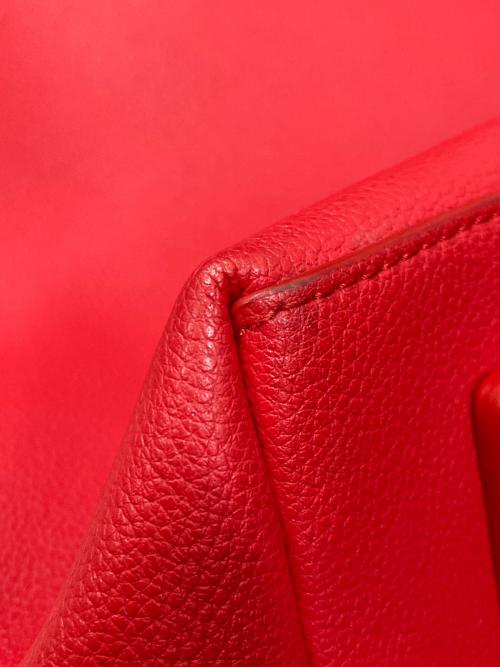 EMPORIO ARMANI（エンポリオ アルマーニ）EMPORIO ARMANI (エンポリオ アルマーニ) 2wayトートバッグ レッドの古着・服飾アイテム