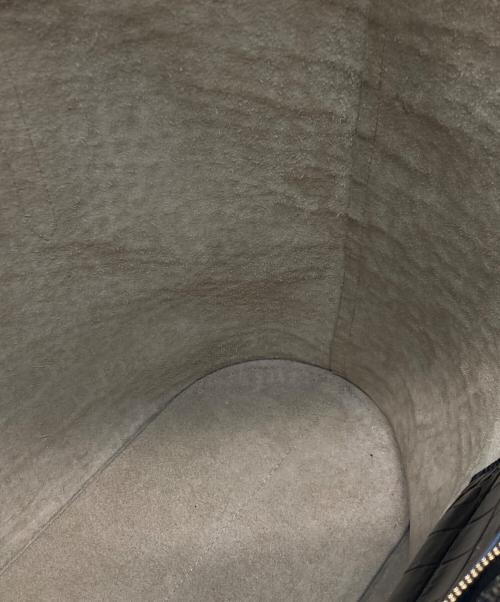 J&M DAVIDSON（ジェイ＆エム デヴィッドソン）J&M DAVIDSON (ジェイ＆エム デヴィッドソン) クロコ型押しトートバッグ ブラックの古着・服飾アイテム