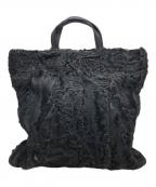LOEWEロエベ）の古着「ミンクファーハンドバッグ」｜ブラック