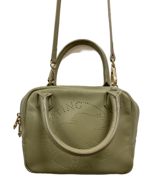 HUNTING WORLD（ハンティングワールド）HUNTING WORLD (ハンティングワールド) 2WAYショルダーバッグ カーキの古着・服飾アイテム