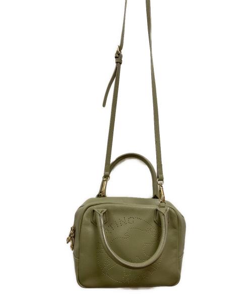 HUNTING WORLD（ハンティングワールド）HUNTING WORLD (ハンティングワールド) 2WAYショルダーバッグ カーキの古着・服飾アイテム