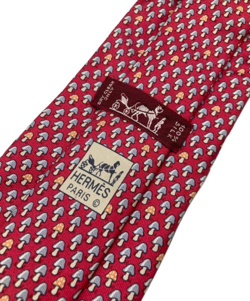 HERMES（エルメス）HERMES (エルメス) シルクネクタイ レッド サイズ:不明の古着・服飾アイテム