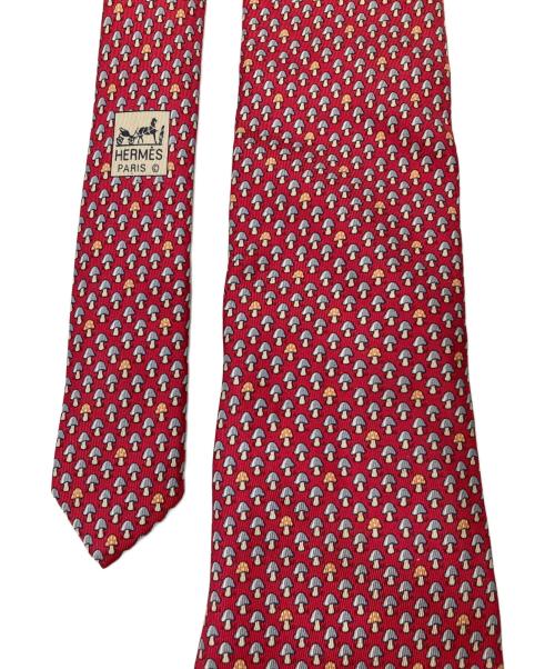 HERMES（エルメス）HERMES (エルメス) シルクネクタイ レッド サイズ:不明の古着・服飾アイテム