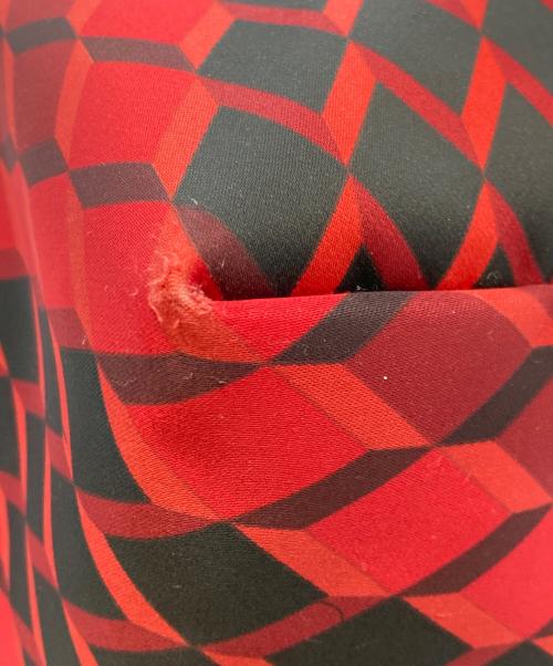 LONGCHAMP（ロンシャン）LONGCHAMP (ロンシャン) ハンドバッグ レッド×ブラックの古着・服飾アイテム