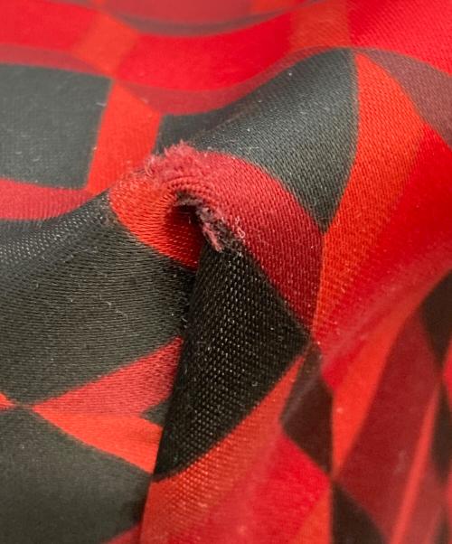 LONGCHAMP（ロンシャン）LONGCHAMP (ロンシャン) ハンドバッグ レッド×ブラックの古着・服飾アイテム