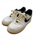 NIKEナイキ）の古着「Air Force 1 '07 Low Grain Sneaker」｜ホワイト×ベージュ