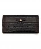 GUCCIグッチ）の古着「GG型押し長財布」