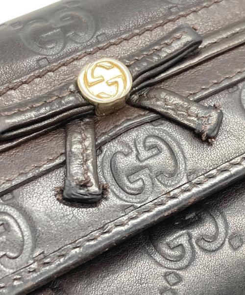GUCCI（グッチ）GUCCI (グッチ) GG型押し長財布の古着・服飾アイテム