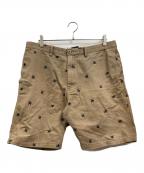 stussyステューシー）の古着「ハーフパンツ」｜ベージュ