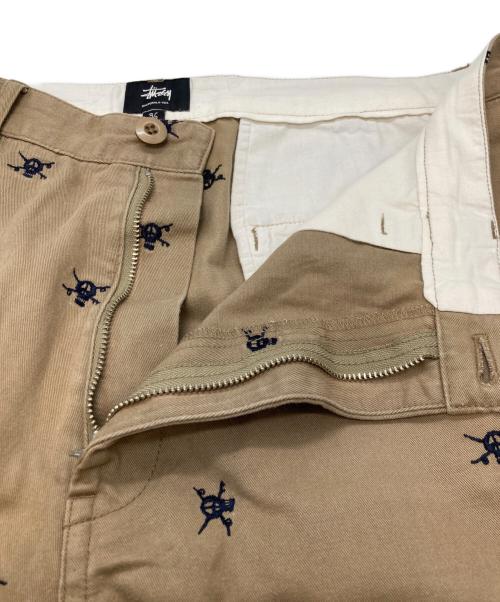stussy（ステューシー）stussy (ステューシー) ハーフパンツ ベージュ サイズ:36の古着・服飾アイテム