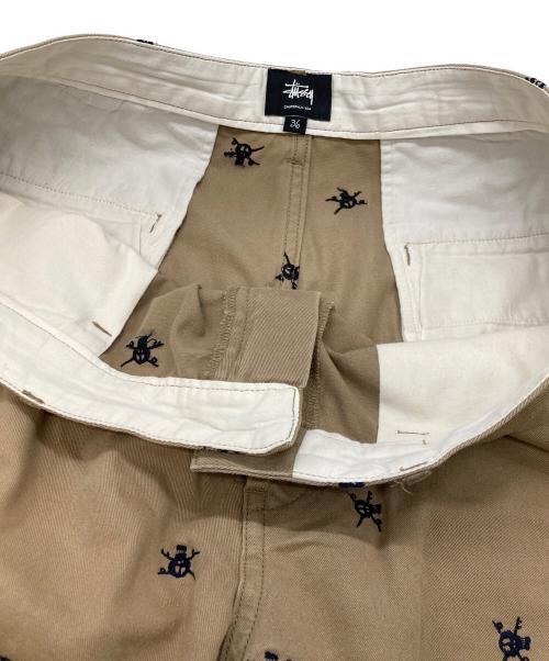 stussy（ステューシー）stussy (ステューシー) ハーフパンツ ベージュ サイズ:36の古着・服飾アイテム