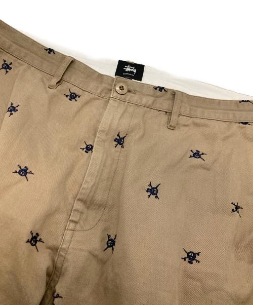 stussy（ステューシー）stussy (ステューシー) ハーフパンツ ベージュ サイズ:36の古着・服飾アイテム
