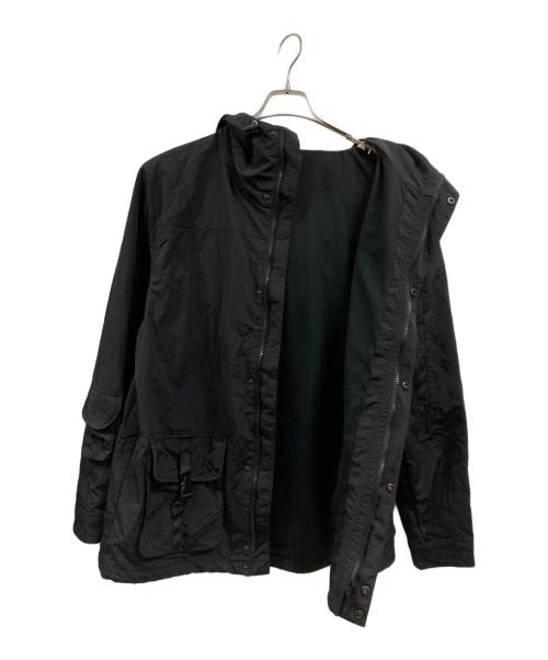 LEFLAH（レフラー）LEFLAH (レフラー) フーデッドジャケット ブラック サイズ:XLの古着・服飾アイテム