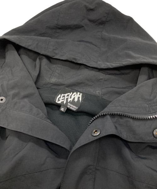 LEFLAH（レフラー）LEFLAH (レフラー) フーデッドジャケット ブラック サイズ:XLの古着・服飾アイテム
