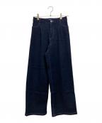 BLUE LABEL CRESTBRIDGEブルーレーベルクレストブリッジ）の古着「ワイドデニムパンツ」｜インディゴ