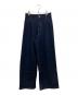 BLUE LABEL CRESTBRIDGE（ブルーレーベルクレストブリッジ）の古着「ワイドデニムパンツ」｜インディゴ
