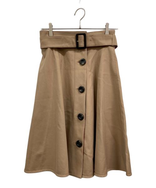 BLUE LABEL CRESTBRIDGE（ブルーレーベルクレストブリッジ）BLUE LABEL CRESTBRIDGE (ブルーレーベルクレストブリッジ) ロングスカート ベージュ サイズ:Ｍの古着・服飾アイテム