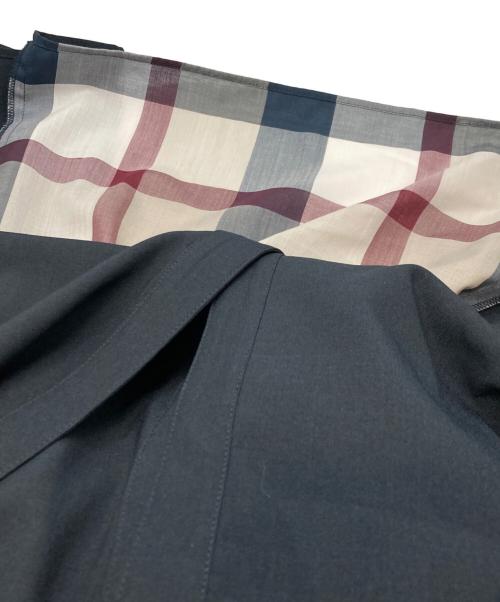 BLUE LABEL CRESTBRIDGE（ブルーレーベルクレストブリッジ）BLUE LABEL CRESTBRIDGE (ブルーレーベルクレストブリッジ) ブラウスワンピース ネイビー サイズ:38の古着・服飾アイテム