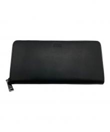 TAKEO KIKUCHI（タケオキクチ）の古着「ラウンドファスナー長財布」｜ブラック