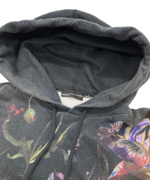 LAD MUSICIAN（ラッドミュージシャン）LAD MUSICIAN (ラッドミュージシャン) 花柄 オーバーサイズ プルオーバーパーカー ブラック サイズ:不明の古着・服飾アイテム