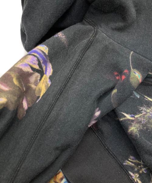 LAD MUSICIAN（ラッドミュージシャン）LAD MUSICIAN (ラッドミュージシャン) 花柄 オーバーサイズ プルオーバーパーカー ブラック サイズ:不明の古着・服飾アイテム