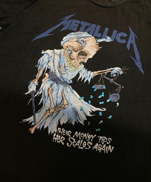 METALLICA（メタリカ）METALLICA (メタリカ) バンドTシャツ ブラック サイズ:Mの古着・服飾アイテム