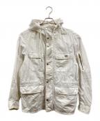 DIESELディーゼル）の古着「フーデッドジャケット」｜ホワイト