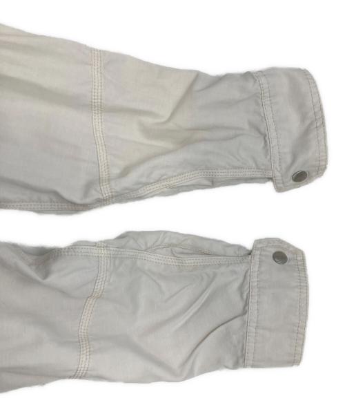 DIESEL（ディーゼル）DIESEL (ディーゼル) フーデッドジャケット ホワイト サイズ:Sの古着・服飾アイテム