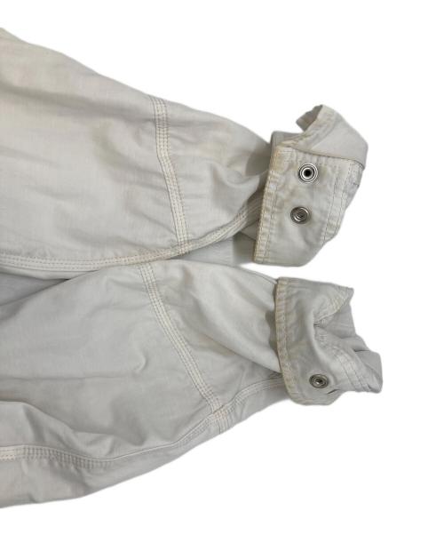 DIESEL（ディーゼル）DIESEL (ディーゼル) フーデッドジャケット ホワイト サイズ:Sの古着・服飾アイテム