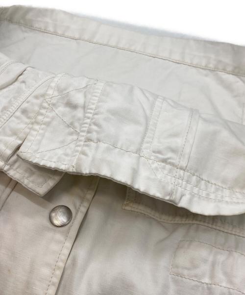 DIESEL（ディーゼル）DIESEL (ディーゼル) フーデッドジャケット ホワイト サイズ:Sの古着・服飾アイテム