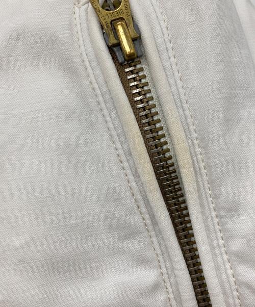 DIESEL（ディーゼル）DIESEL (ディーゼル) フーデッドジャケット ホワイト サイズ:Sの古着・服飾アイテム
