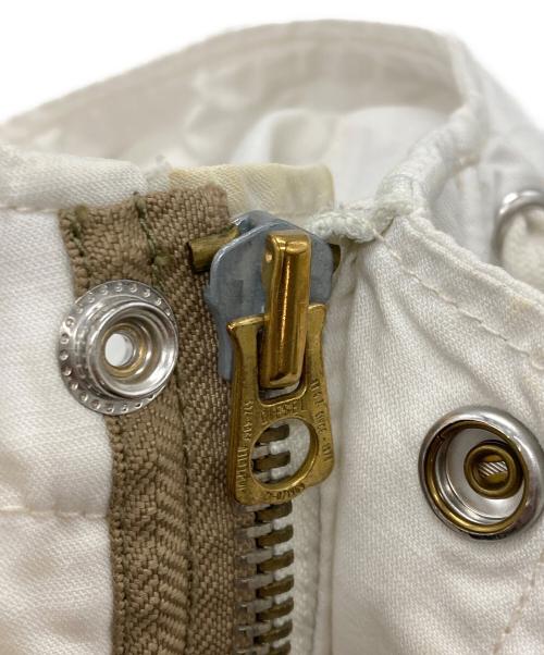 DIESEL（ディーゼル）DIESEL (ディーゼル) フーデッドジャケット ホワイト サイズ:Sの古着・服飾アイテム