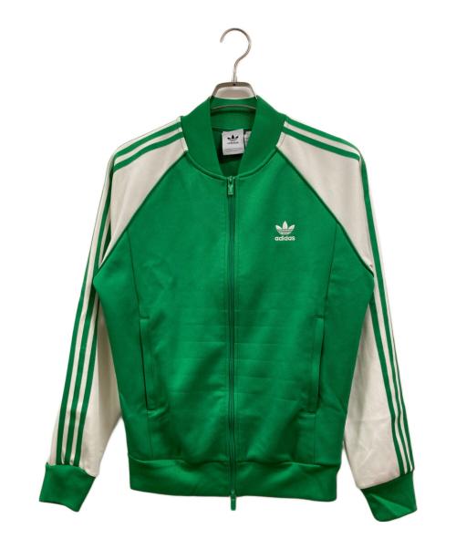 adidas（アディダス）adidas (アディダス) M CL+ SST TT(COLLEGE)トラックジャケット グリーン サイズ:XLの古着・服飾アイテム