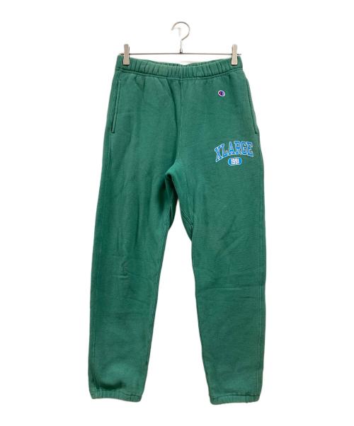 Champion（チャンピオン）Champion (チャンピオン) X-LARGE (エクストララージ) スウェットパンツ グリーン サイズ:Mの古着・服飾アイテム