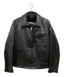 Schott（ショット）の古着「643ライナー付レザーライダースジャケット」｜ブラック