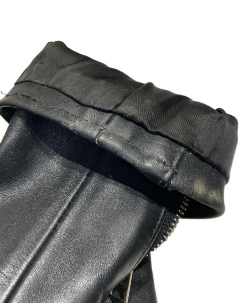 Schott（ショット）Schott (ショット) 643ライナー付レザーライダースジャケット ブラック サイズ:42の古着・服飾アイテム