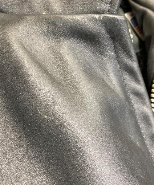 Schott（ショット）Schott (ショット) 643ライナー付レザーライダースジャケット ブラック サイズ:42の古着・服飾アイテム