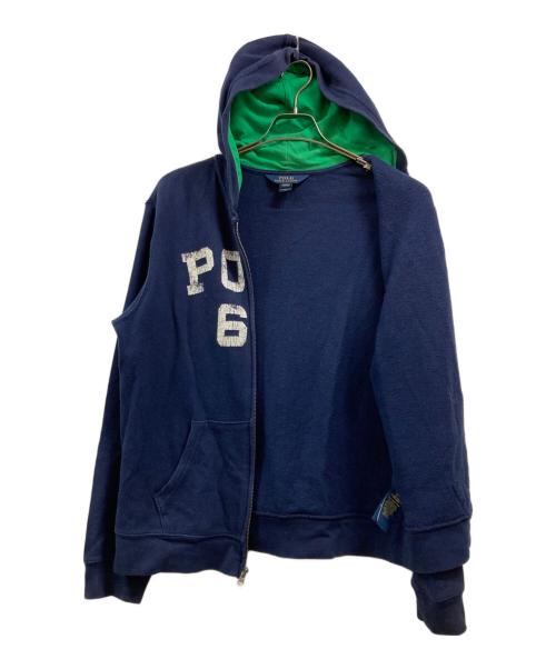 POLO RALPH LAUREN（ポロ・ラルフローレン）POLO RALPH LAUREN (ポロ・ラルフローレン) ジップパーカー ネイビー サイズ:XLの古着・服飾アイテム