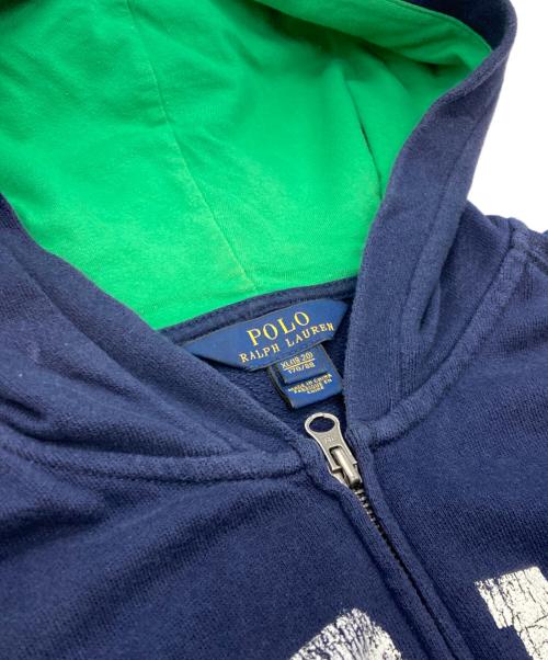POLO RALPH LAUREN（ポロ・ラルフローレン）POLO RALPH LAUREN (ポロ・ラルフローレン) ジップパーカー ネイビー サイズ:XLの古着・服飾アイテム