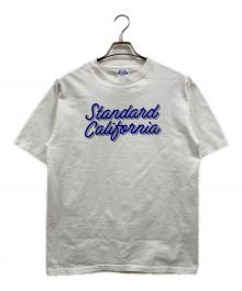 STANDARD CALIFORNIA（スタンダードカリフォルニア）の古着「SD HEAVYWEIGHT MODERN TWIST SIGNS」｜ホワイト
