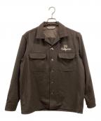 STANDARD CALIFORNIAスタンダードカリフォルニア）の古着「SD WOOL SHIRT」｜ブラウン