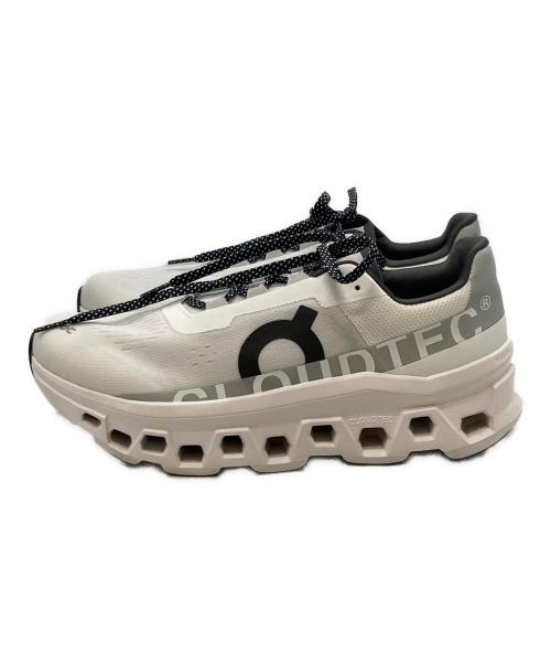 on（オン）on (オン) CLOUDMONSTER ホワイト×グレー サイズ:27.5の古着・服飾アイテム