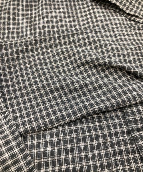 BLESS U（ブレスユー）BLESS U (ブレスユー) ss check shirt ブラック サイズ:Mの古着・服飾アイテム