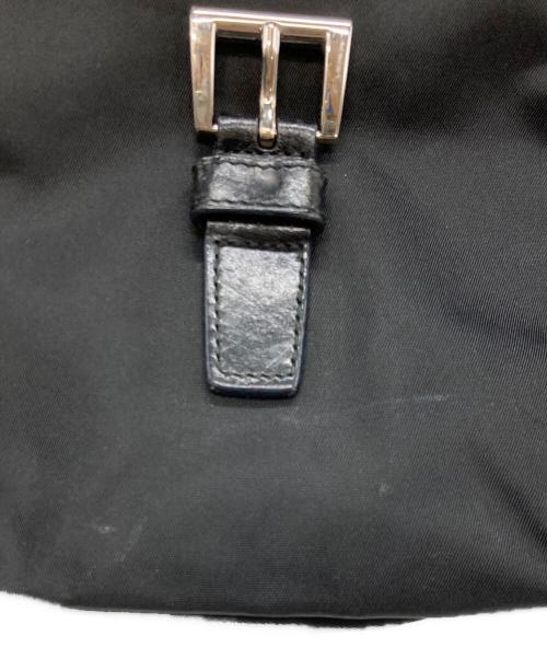 PRADA（プラダ）PRADA (プラダ) ナイロンショルダーバッグ ブラックの古着・服飾アイテム