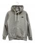 THE NORTH FACE（ザ ノース フェイス）の古着「BACK SQUARE LOGO HOODIE」｜グレー