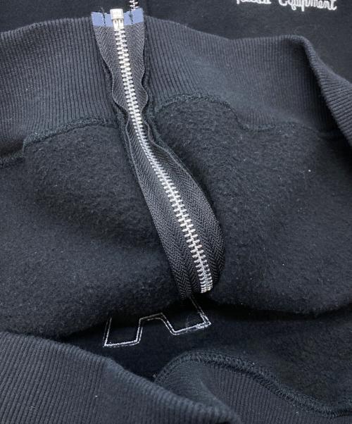 AVIREX（アヴィレックス）AVIREX (アヴィレックス) ヴァーシティー ロゴ スウェットジップパーカー ブラック サイズ:XLの古着・服飾アイテム