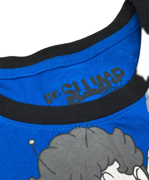 Dr slump アラレちゃん（ドクタースランプアラレチャン）Dr slump アラレちゃん (ドクタースランプアラレチャン) プリントTシャツ ブルー サイズ:XLの古着・服飾アイテム