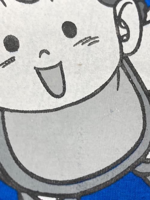 Dr slump アラレちゃん（ドクタースランプアラレチャン）Dr slump アラレちゃん (ドクタースランプアラレチャン) プリントTシャツ ブルー サイズ:XLの古着・服飾アイテム