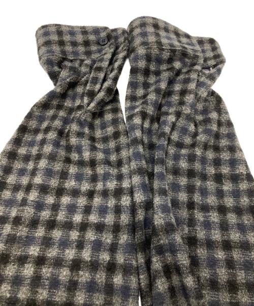 Hysteric Glamour（ヒステリックグラマー）Hysteric Glamour (ヒステリックグラマー) THE HYSTERIC WOMAN ワークシャツ グレー×ブラック サイズ:XLの古着・服飾アイテム