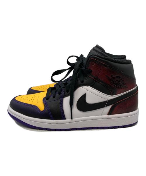 NIKE（ナイキ）NIKE (ナイキ) AIR JORDAN 1 MID SE ホワイト×イエロー サイズ:25cmの古着・服飾アイテム